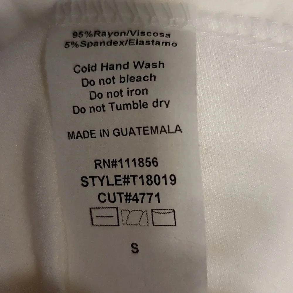Cherish white long sleeve top - Picture 7 of 7